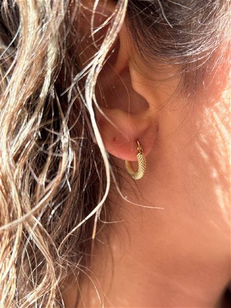 گوشواره طلا حلقه ای کدE1744