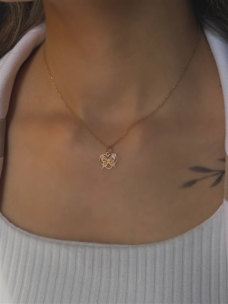 پلاک طلا پروانه کدN3355