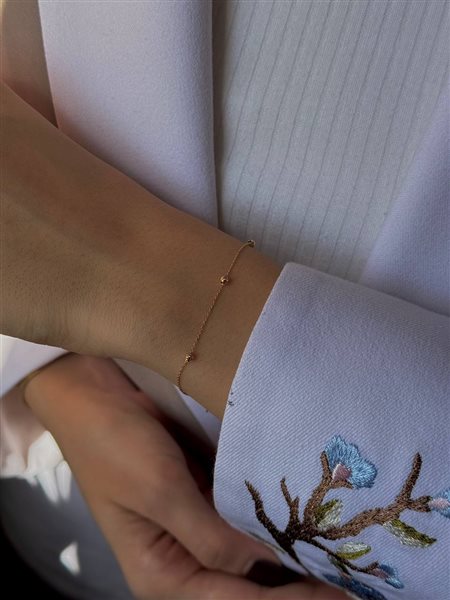 دستبند طلا البرنادو سبک کدBR2068