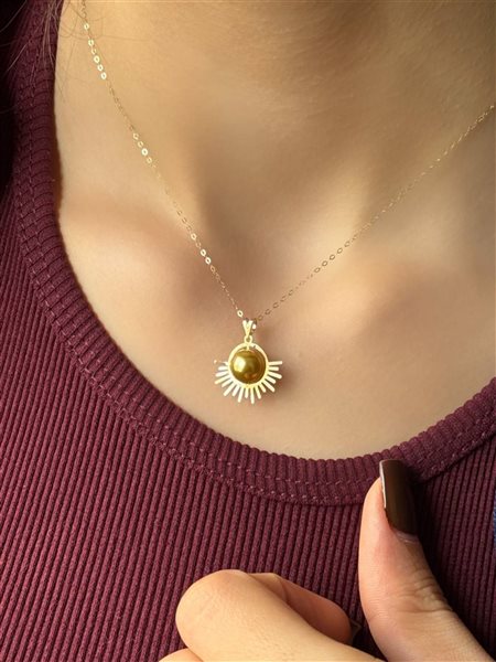 پلاک طلا خورشید کدN3372