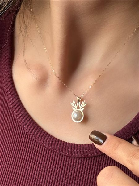 پلاک طلا گوزن کدN3373