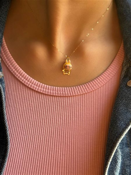 پلاک طلا لبوبو کدN3376