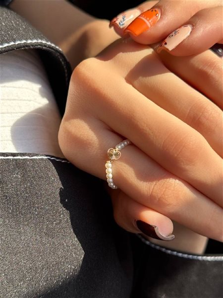 انگشتر طلا قلب کدRS144