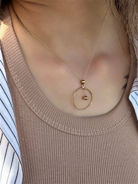 پلاک طلا دایره کدN3392