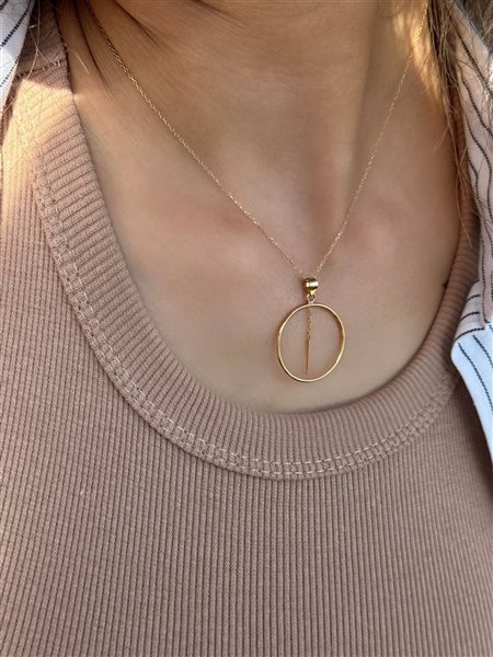 پلاک طلا دایره کدN3394