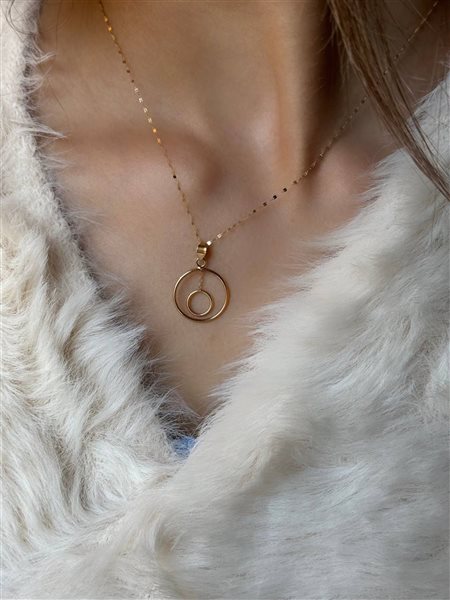 پلاک طلا دایره کدN3395