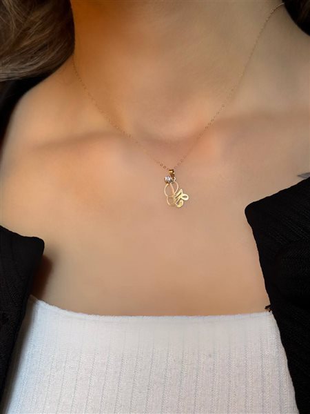 پلاک طلا مامان کدN3400