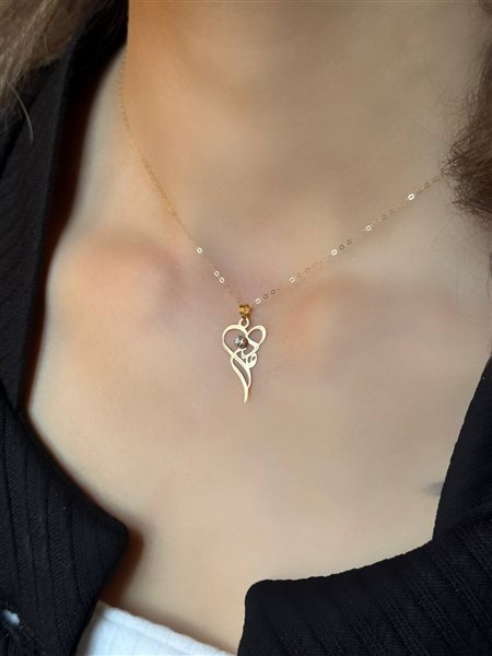 پلاک طلا مادرم کدN3407