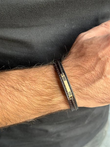 دستبند طلا مستطیل کدBRL729