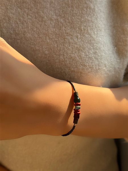 دستبند طلا گوی کدBRS944