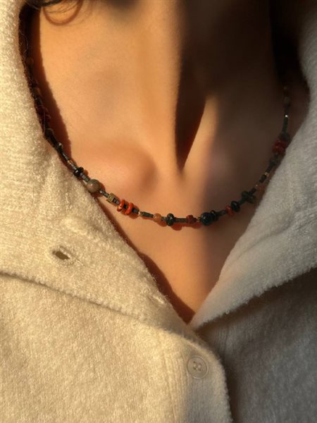 گردنبند طلا گوی کدNS254