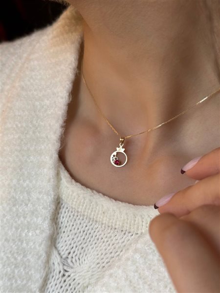 پلاک طلا انار کدN3441