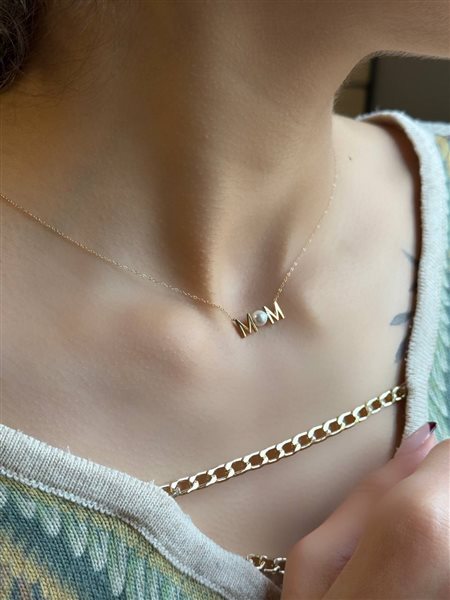 گردنبند طلا MOM کدNC1923