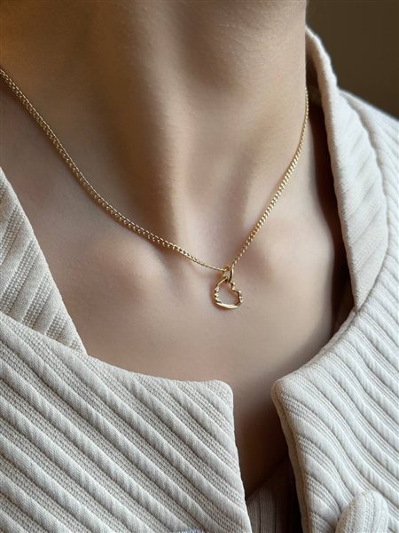 پلاک طلا قلب کوچک کدN3469