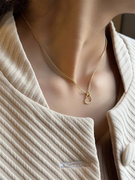 پلاک طلا قلب کوچک کدN3470