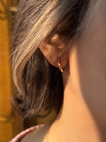 گوشواره طلا حلقه ای کدE1774