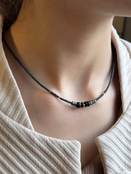 گردنبند طلا گوی کدNS257