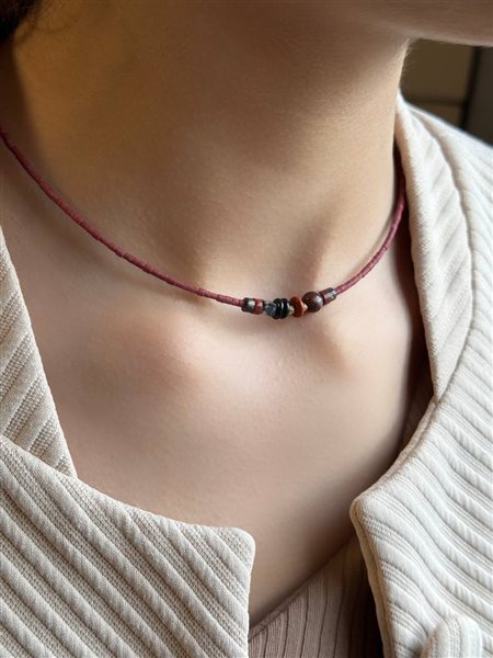 گردنبند طلا گوی کدNS258