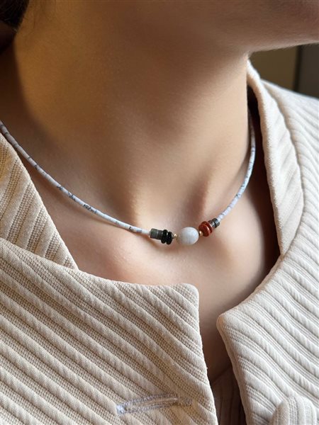 گردنبند طلا گوی کدNS259