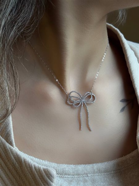 گردنبند طلا پاپیون کدNC1924