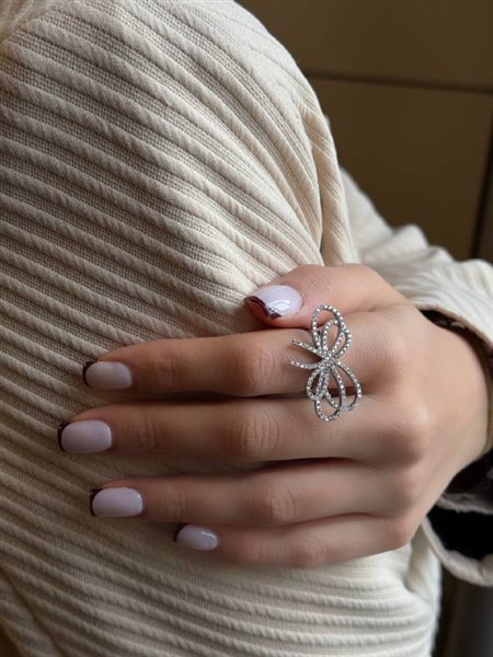 انگشتر طلا پاپیون کدR2279