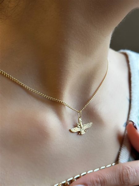 پلاک طلا فروهر کدN3480