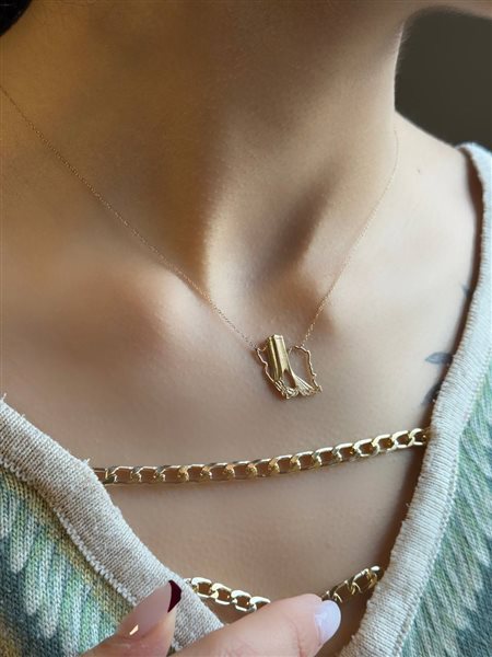 گردنبند طلا ایران کدNC1940