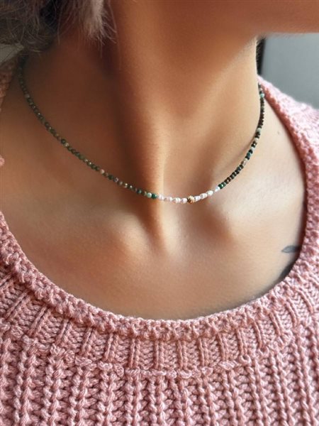 گردنبند طلا گوی کدNS262