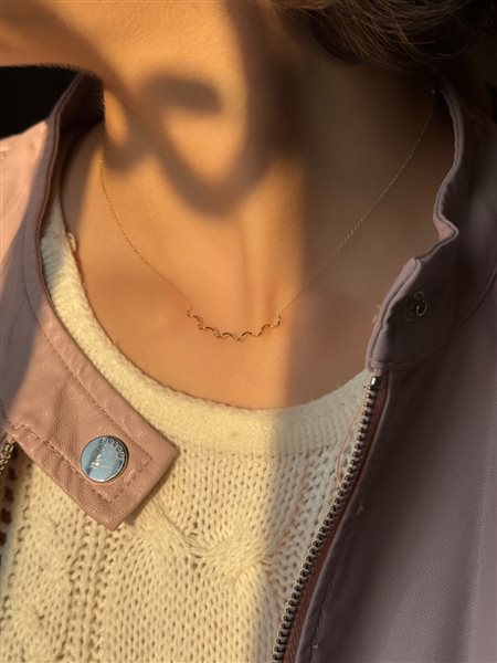 گردنبند طلا اسپیرال کدNC1941