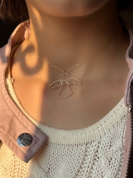 گردنبند طلا فرشته کدNC1946