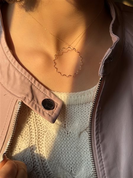 گردنبند طلا دایره کدNC1950