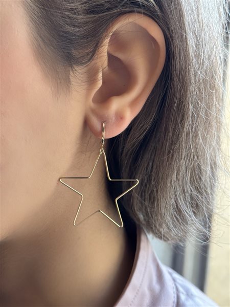 گوشواره طلا ستاره کدE1785