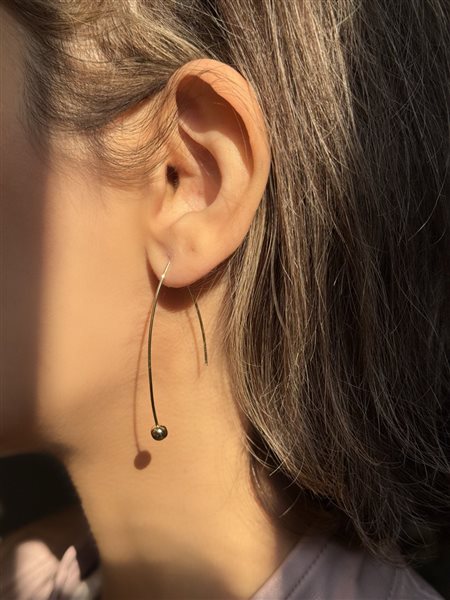 گوشواره طلا هندسی کدE1789