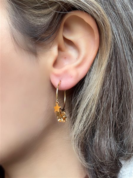 گوشواره طلا ستاره کدE1800