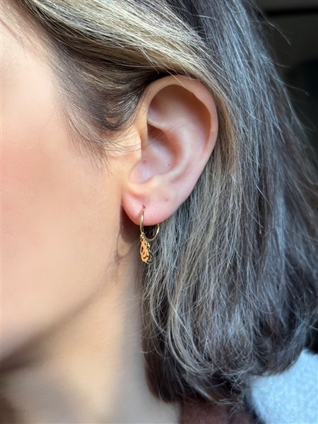 گوشواره طلا اشکی کدE1803