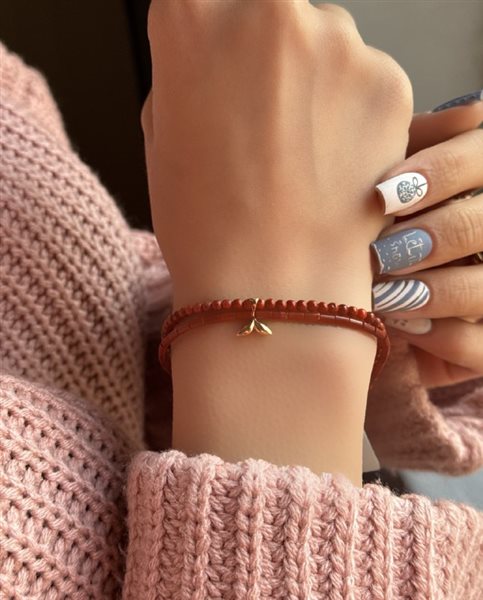 دستبند طلا دم نهنگ کدBRS959