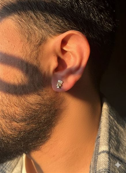 گوشواره طلا هخامنشی (تک لنگه) کدE1814