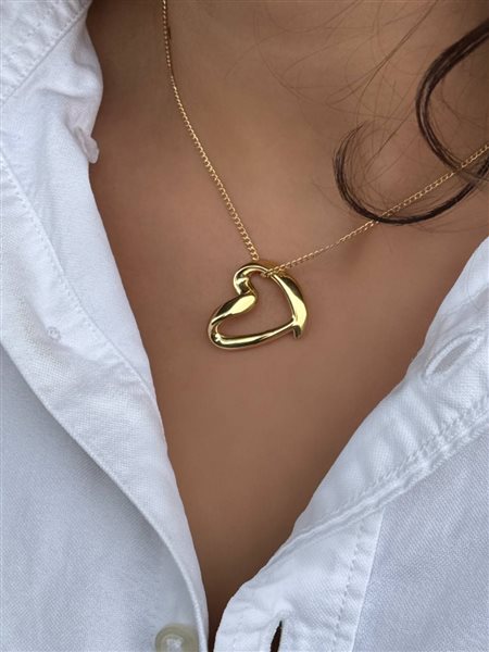 پلاک طلا قلب کوچک کدN3492