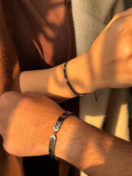 دستبند طلا گوی کدBRS962