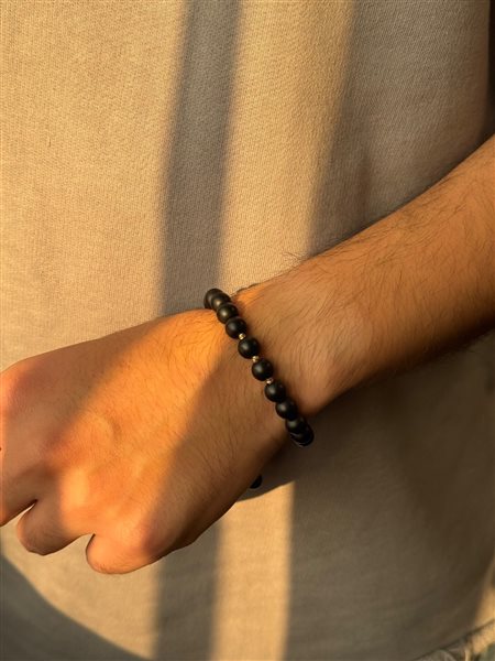 دستبند طلا گوی کدBRS965