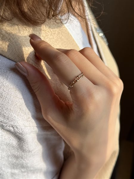 انگشتر طلا گوی کدR2591