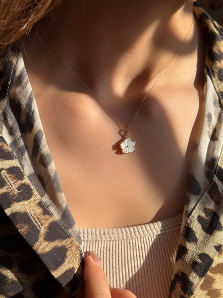 پلاک طلا گل کدN3701