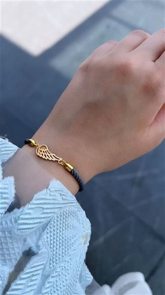 دستبند طلا بال فرشته کدBRS589