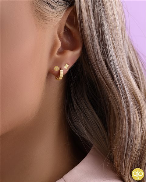 گوشواره طلا حلقه ای کدE1698