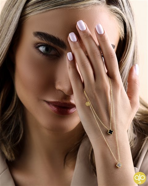 گردنبند طلا ون کلیف سبک کدNC1801
