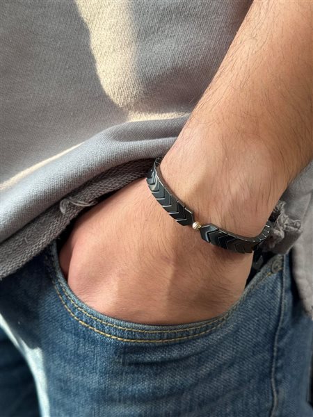 دستبند طلا گوی کدBRS963