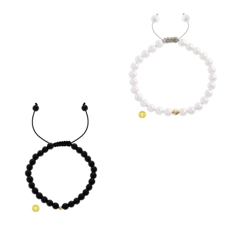 دستبند طلا گوی ست کدST214